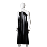 Reusable PVC Apron with Hooks Black, 900mm x 1200mm, 300mu